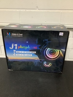 Mictuning J1 RGBIC LED Phosphorus Headlights and RGB Fog Lights