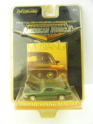 Ertl Collectibles American Muscle 1/64 1969 Mustang Mach 1 (Green)