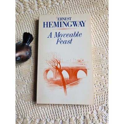 1964 A Moveable Feast by Ernest Hemingway, Early Scribner Classics Printing Book