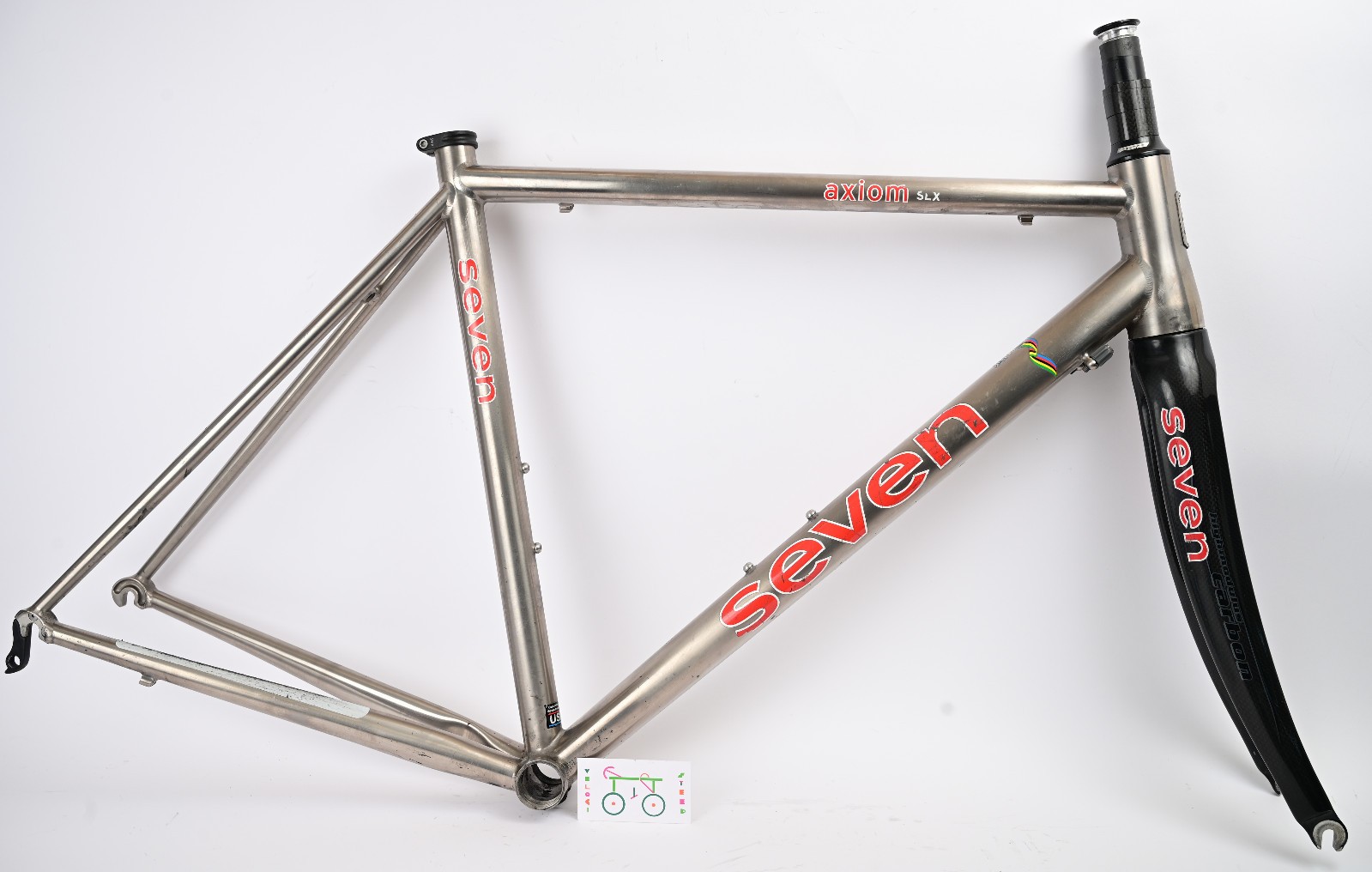 Seven Cycles Axiom SLX Titanium Ti 52cm Road Bike Frame & Ca