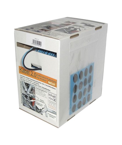 FASI Rollo 10 metros de cable de luz con funda autoadhesivo - Foto 1 di 2