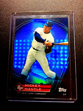 Mickey Mantle 2011 Topps Prime 9 Refractor Baseball Set New York Yankees MVP 1 M