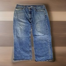 Polo Ralph Lauren Denim Jeans Distressed 40x30 Wide Leg