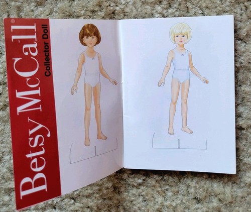 Folleto de ropa para muñeca de papel Robert Tonner Betsy McCall 1998 (pequeño) sin cortar en muy buen estado - Imagen 2 de 6