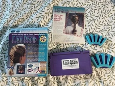 Vintage Easy Braid As Seen On TV  Complete Package Open Box 
