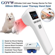 Cold Laser Physiotherapy 650nm 808nm Portable Back Muscle Pain Strain Treatment