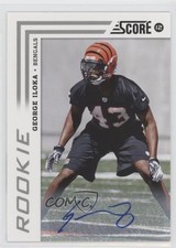 2012 Score Rookie Signatures George Iloka #332 Auto 0o9