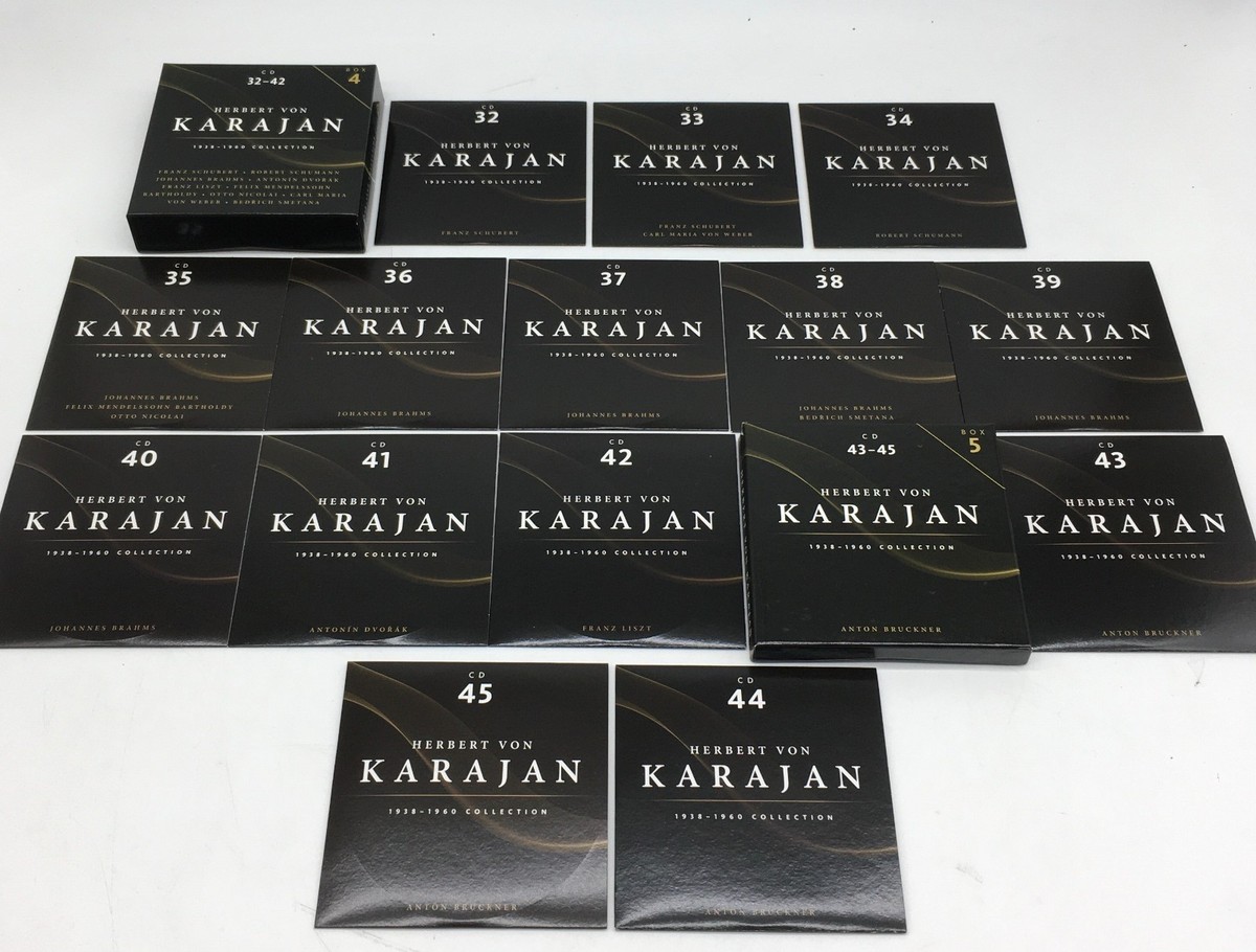 Herbert von Karajan 1938–1960 Collection 117 CD Box Set Brilliant