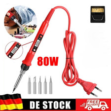 Lötkolben Set 80W Lötstation LCD Einstellbarer Temperatur Lötset Soldering Iron