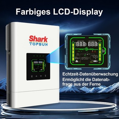 Off Grid Wechselrichter 48V 6500W Paralle  Hybrid Solar Inverter  2 Output Wifi
