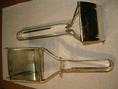 Potato Ricer, Large 21+ oz  Masher, Stainless Steel Metal Press Food Masher