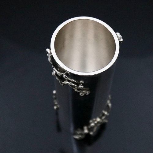 Aage Weimar - Copenhagen. Silver Vase. - Picture 5 of 7