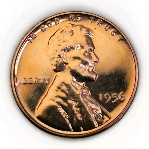 1956 Gem Proof Rd Lincoln Wheat Cent Brilliant BU VGC MINT