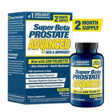 Super Beta Prostate Advanced Dietary Supplement -120 Caplets Exp 2030