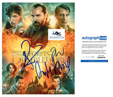 EDDIE REDMAYNE, JUDE LAW +1 AUTOGRAPH SIGNED 8X10 PHOTO FANTASTIC BEASTS ACOA
