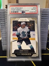 22-23 UD Series 2 Hockey O-Pee-Chee Glossy Gold Rookies R-16 Shane Wright Psa 8