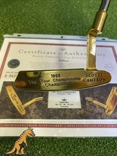 Scotty Cameron Newport Gold Plated 1998 Tour Championship 35” Putter + COA