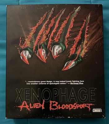 Xenophage Alien Bloodsport - PC Game Big Box CD Rom Vintage Video Game
