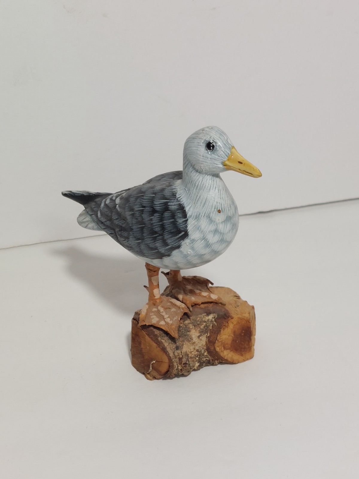 Vintage Seagull on Stump Figurine 3” To 4