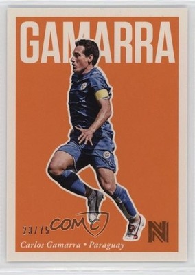 2017 Panini Nobility Orange /75 Carlos Gamarra #14 0dj8