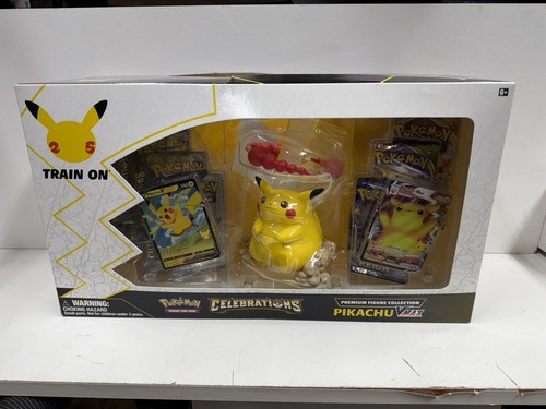 Pokemon Celebrations Premium Figure Collection Pikachu VMAX Box Factory Sealed