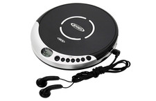 Jensen JENCD60R Portable CD Player - Silver/Black