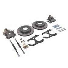 Rear Disc Brake Conversion Kit For 88-00 Gmc C1500 Pickup Trucks Black Calipers Rear Disc Brake Conversion Kit For 88-00 Gmc C1500 Pickup Trucks Black Calipers