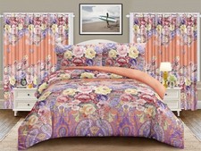 Super Soft Borrego Comforter 5 PCS Set Cal King Size