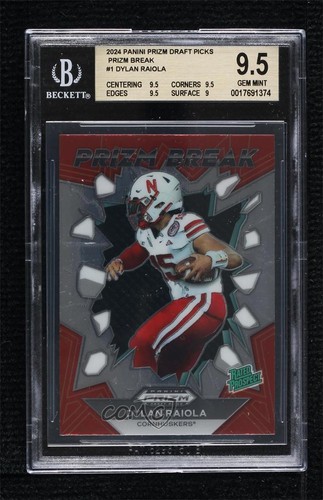 2024 Panini Prizm Draft Picks Prizm Break Dylan Raiola #PB-DRA BGS 9.5 GEM MINT