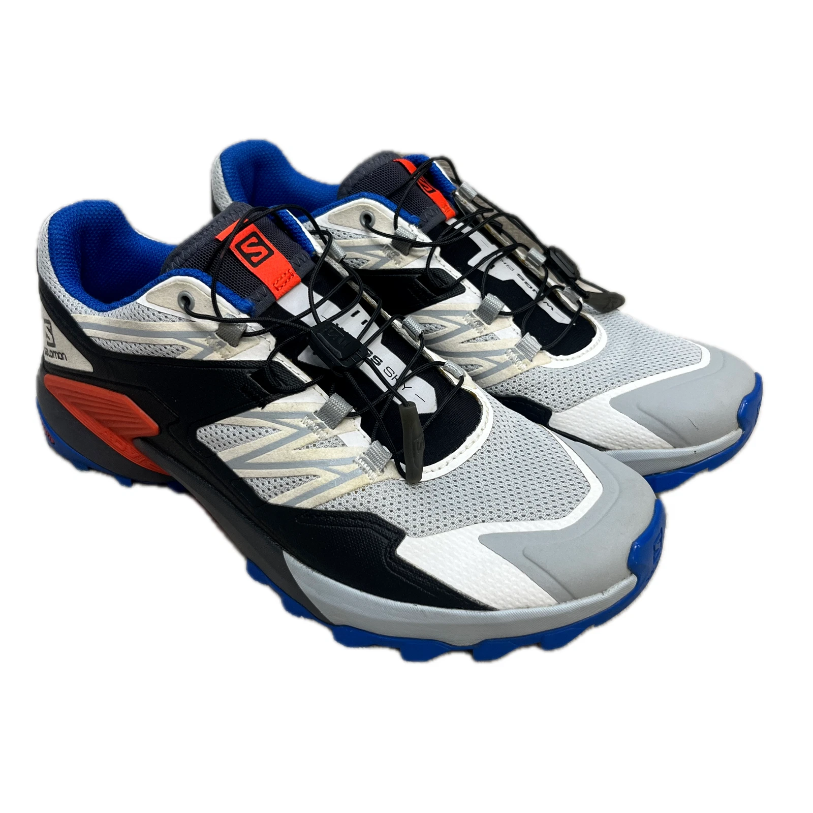 Salomon Trail running WINGS SKY Men's Pearl Blue Cherry Tomato 412177 Sz 7.5
Opens in a new window o