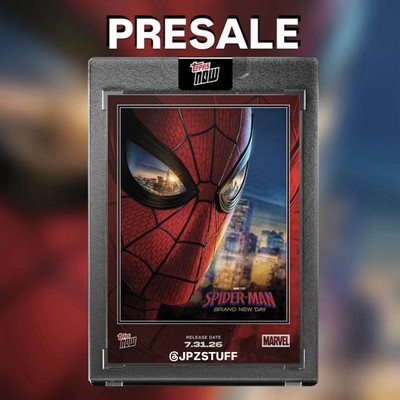 2026 Marvel Topps Now Spider-Man Brand New Day Poster Trading Card Presale