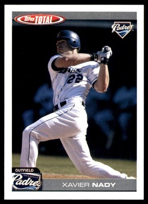 Xavier Nady 2004 Topps Total #696 Padres MLB READ FREE SHIPPING AutographDen