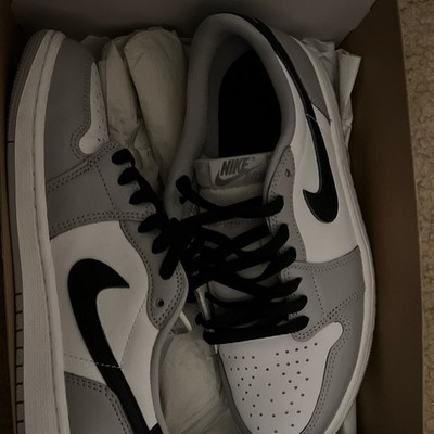 Nike Air Jordan 1 Low Men s Sneakers Gray/White/Black CJ0790-110