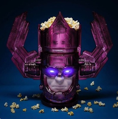 FANTASTIC FOUR First Step Light Up GALACTUS POPCORN BUCKET REGAL AMC MCU Marvel 