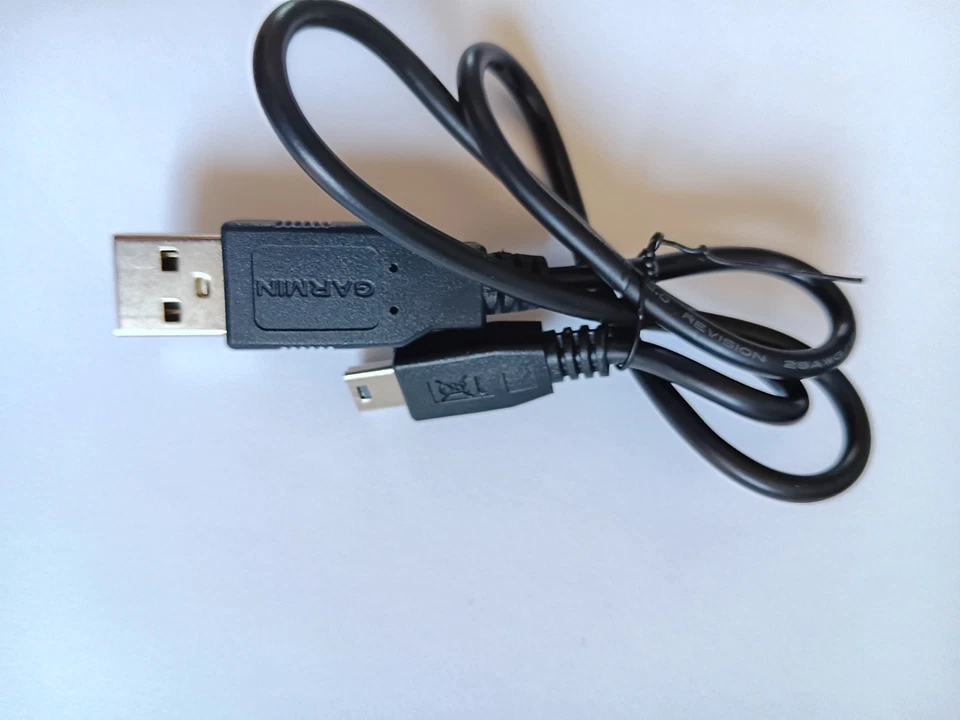Garmin - USB Plug Charging/Data Cable - Black - Image 2 of 2