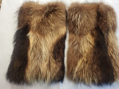 Genuine Coyote Leg Warmers Boots Topper 