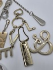 Designer Handbag Tag/Charm Key Chain  Silver/Gold Metal Lot of 18 — photo 7