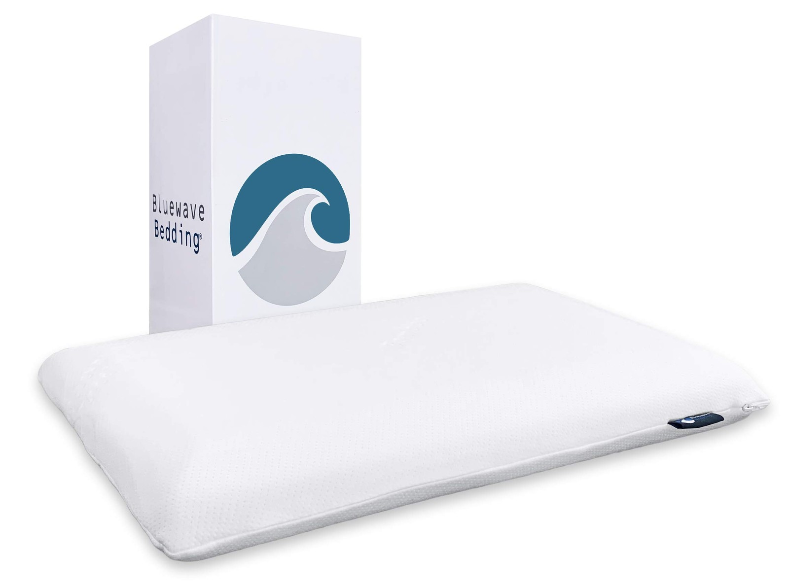 Super Slim Gel Memory Foam Pillow for Stomach and Back Sleep