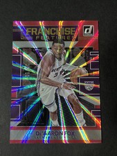 2022-23 DONRUSS PINK LASER FRANCHISE FEATURES /50 DE'AARON FOX KINGS