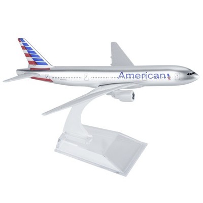 Airplane Model Diecast Planes 16cm American B777 Model Plane 1:400 Alloy Model