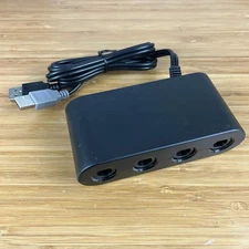 WH-046 GC Controller Adapter 4 Way Switch For Wii U To PC USB Cable