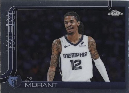 Ja Morant 2025-26 Topps Chrome Sleek Finishers Insert Grizzlies SF