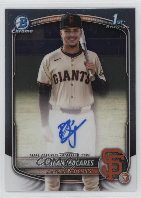 2025 Bowman Chrome Prospect Auto Djean Macares #CPA-DM Auto 14md