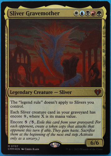 Sliver Gravemother FOIL Commander Masters NM Mythic Rare CARD (507333) ABUGames - Picture 1 of 2