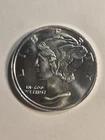 Mercury One Troy Ounce .999 Fine Silver Bullion Round