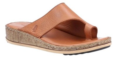 Hush Puppies Elissa Damen-Sandalen Keilabsatz Slipper Zehensteg Größen 3 bis 8