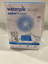 Waterpik Aquarius Water Flosser With 10 Settings, 7 Tips, WP-660C, White