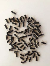 50 pcs 4-Pin Connector for 3528 5050 RGB SMD LED Strip Light Black Copper New