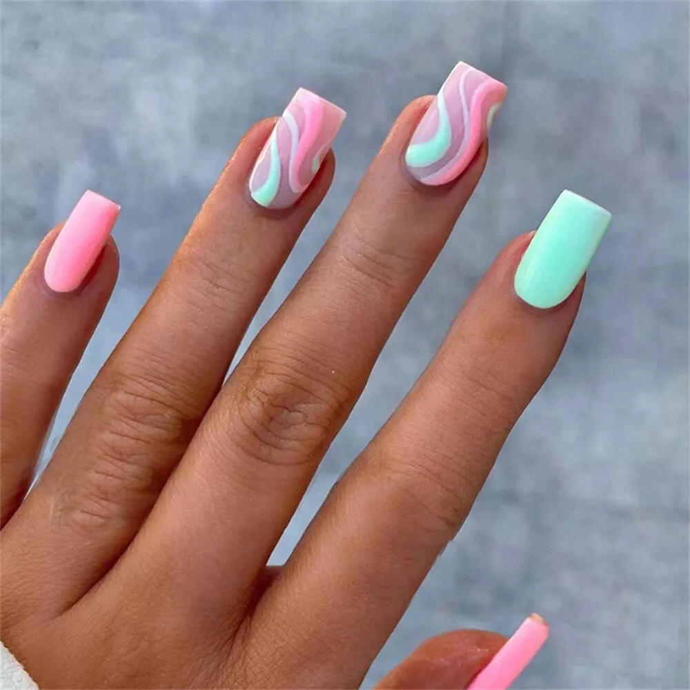 Summer acrylic nails deals