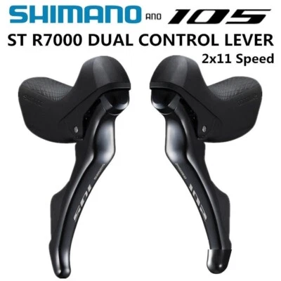 Nuevo Shimano 105 ST-R7000 2x11 velocidades bicicleta de carretera juego de palanca de cambios mecánica izquierda y derecha